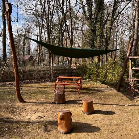 度假居 Maerchenhuette- Campen Am Wald Und 诺伊鲁平